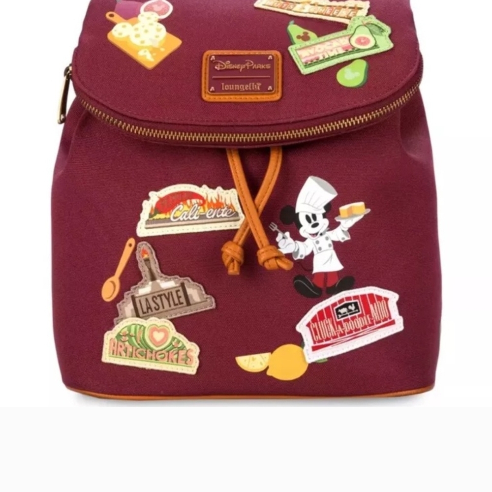 EXCLUSIVE DROP: Loungefly Disney Parks Disney California Adventure Food & Wine F